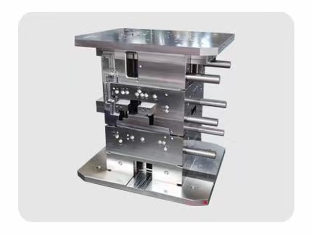 Mold frame with guide pins fitted machined at Hsingchao Mould